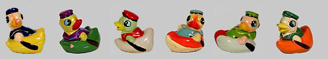 ducks in boats