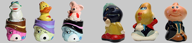 Baby Animals in Winky Baskets with Hats