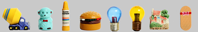 assorted sharpeners
