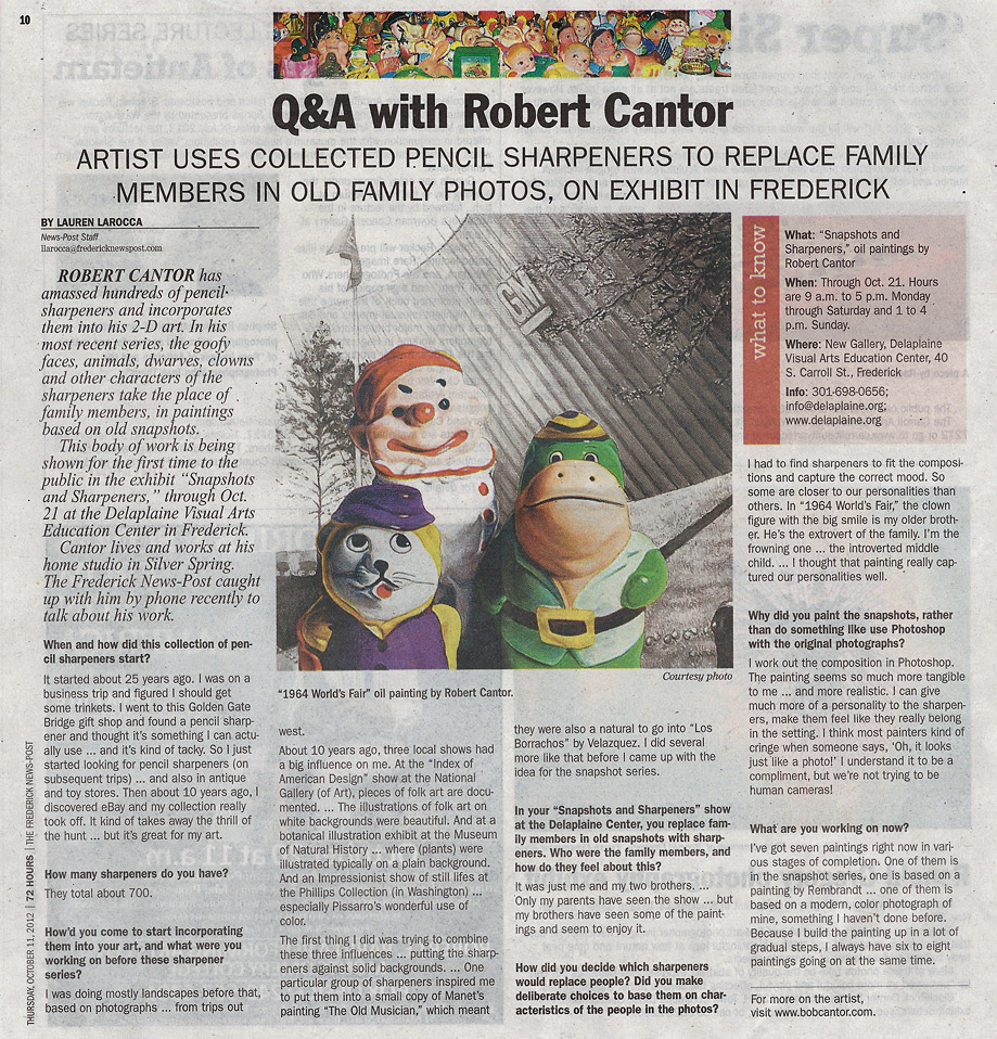 scan of news print article