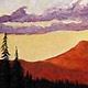Sunset on the V-Rock Trail