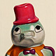 Porpoise with Hat 2